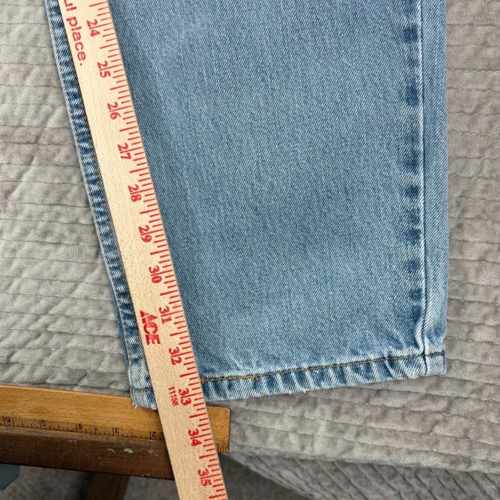 Levis 560 Comfort Fit Jeans 34x34 Light Wash‎ Blue Denim Tapered Leg 005604891